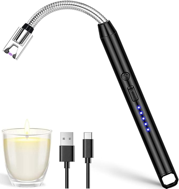 Plasma Rechargeable Electric Lighter for Kitchen