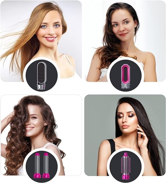 5-in-1 Hair Dryer Brush | Multifunctional Hot Air Styler