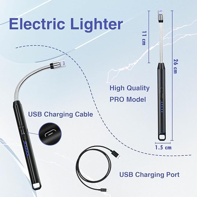 Rechargeable Electric Lighter for Kitchen