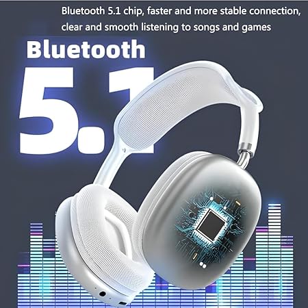 Wireless P9 Headphones with Over-Ear Design | Premium Bluetooth Headphones | Comfortable Fit, Noise-Canceling, and Long Battery Life