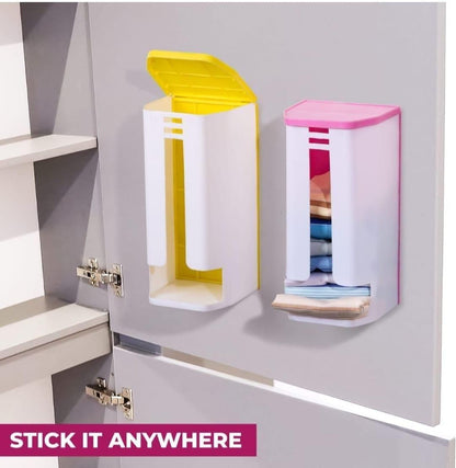 Kitchen Dispenser Grocery Bags Holder Storage Box Container