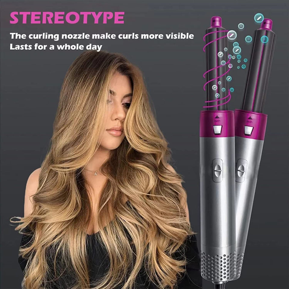 5-in-1 Hair Dryer Brush | Multifunctional Hot Air Styler