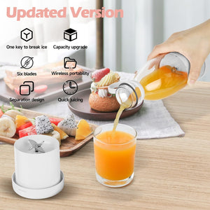 Rechargeable Hand Juicer, Fruit Juices Mixer Maker (Multicolor)