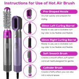 5-in-1 Hair Dryer Brush | Multifunctional Hot Air Styler
