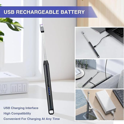 Plasma Rechargeable Electric Lighter for Kitchen