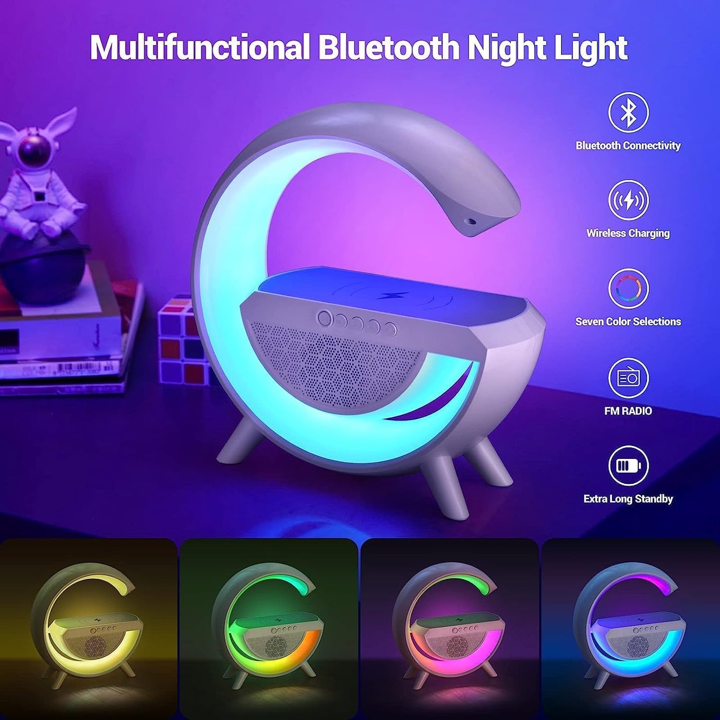 G Speaker Lamp - APP Control 3 in 1 Multi-Function Bluetooth Speaker