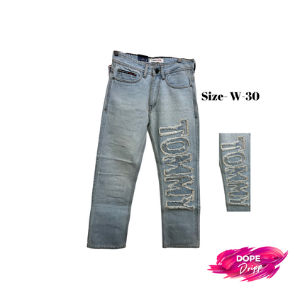 Tommy embroidered denim jeans Straight fit